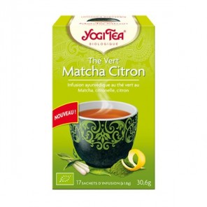 Yogi tea thé vert matcha citron 17 sachets