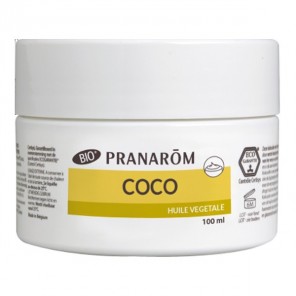 Pranarom Coco huile végétale bio pot 100ml
