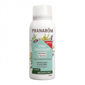 Pranarôm aromaforce spray assainissant ravintsara tea tree 75ml