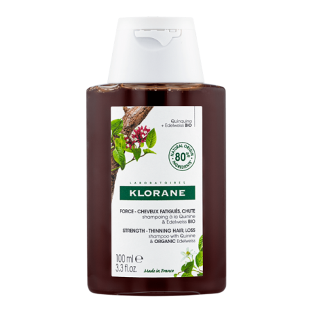 Klorane shampoing à la quinine & edelweiss bio 100ml