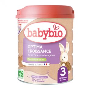 Babybio optima 3 croissance lait 3ème âge 800g