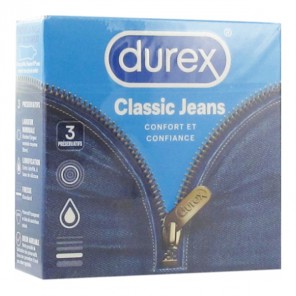 Durex classic jeans 3 préservatifs