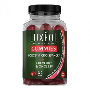Luxeol gummies force & croissance 1 mois 60 gummies