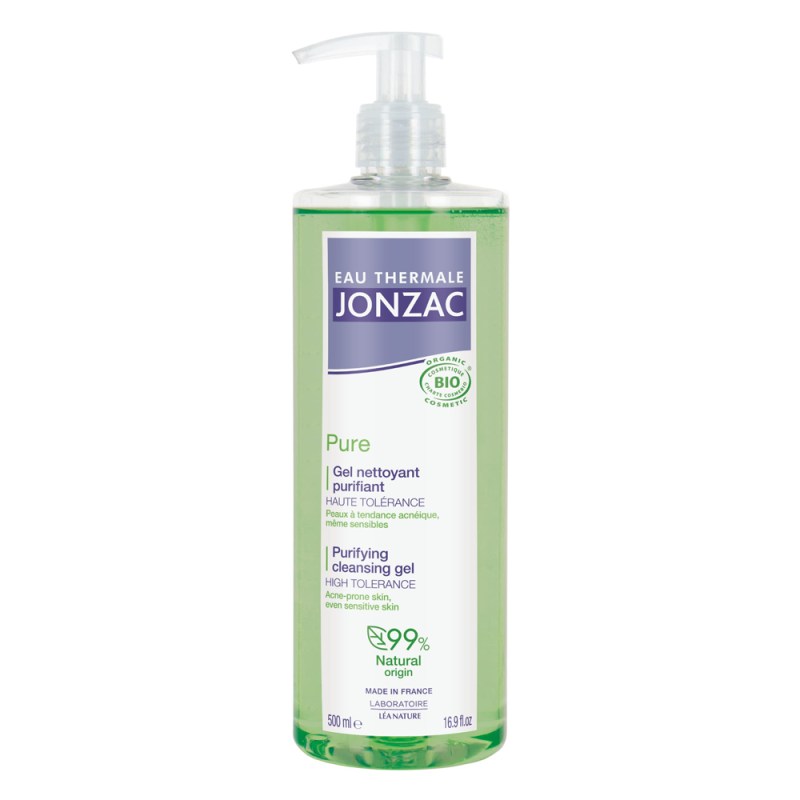 Jonzac Pure Gel nettoyant purifiant bio 500ml