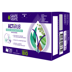 Santé Verte Actirub Voies Respiratoires infusions bio 20 sachets