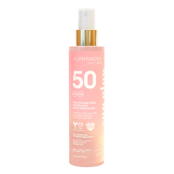 Alphanova Huile solaire rose scintillante SPF50 - 125ml