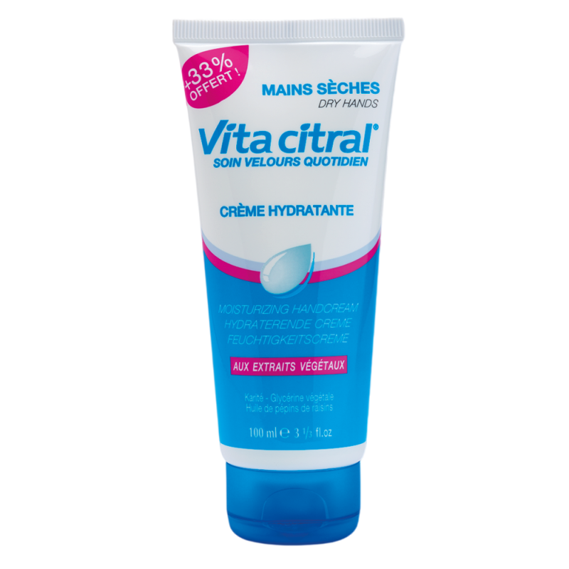 Vita Citral Crème hydratante Mains sèches soin velours quotidien 100ml