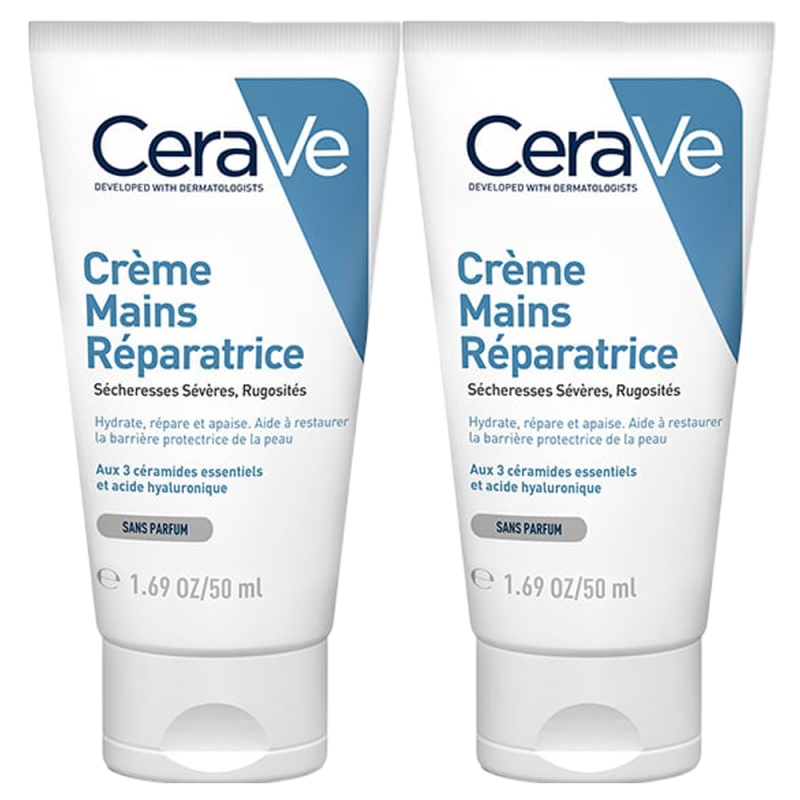 CeraVe Crème mains réparatrice lot de 2 x 50ml