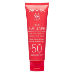 Apivita Bee Sun Safe Crème visage défense anti-tâche & anti-âge SPF50 - 50ml